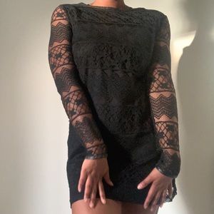 All Lace Mini Dress